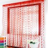 Crazy Sutra Polyester Blend Set of Love Heart Shape Curtain