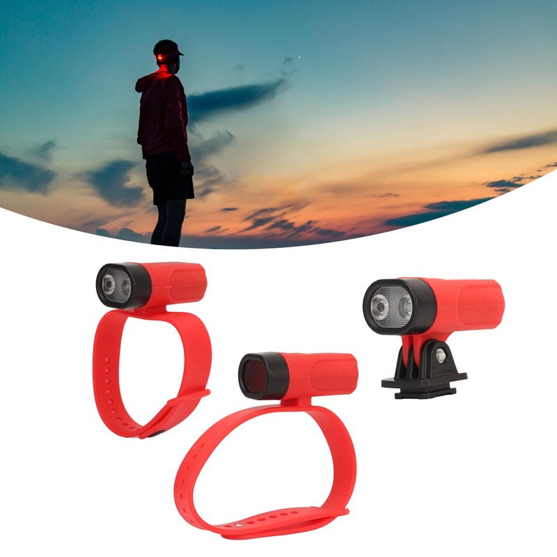 3Pcs USB Rechargeable Wrist Band Torch Wrist Ankle Light Flashlight