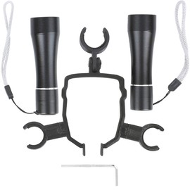 Ichiias Drone Night Fly Light, Drone Night Fly Drone Night Navigation Light Bracket, with Flashlight Bracket Accessory Portable Navigation for Mavic AIR 2 Drone