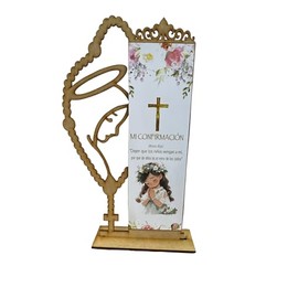 RECUERDOS RETABLOS CENTRO DE MESA CONFIRMACION MDF 10 PIEZAS