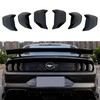 WildWell Tail Light Trim Covers for Ford Mustang Accessories 2018