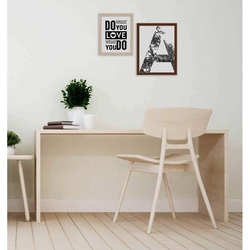 accent by nielsen Apolloon Black Wooden Photo Frame with Mount