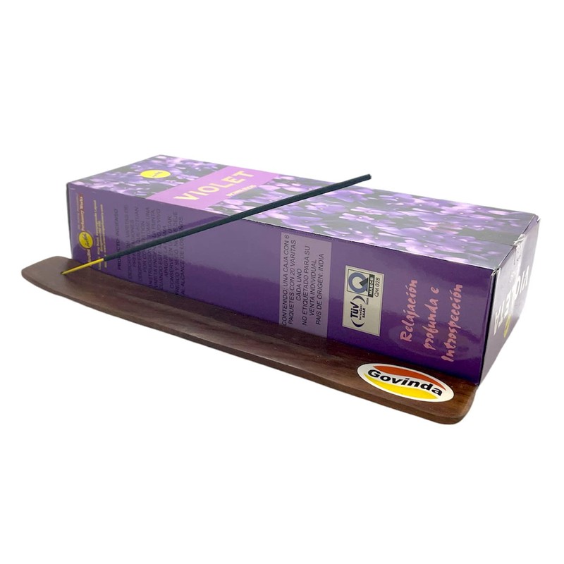 Violet Incense Sticks and Incense Stick Holder Bundle Insence Insense