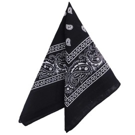 Pack of 3 X-Large Polyester Non Fading Paisley Bandanas 27 x 27 Inches by M.H.I. (Purple)