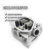 Anxingo Cylinder Head Kit with Valve Cover Rockers Spark Plug,