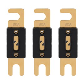 VEXUNGA ANL Fuse 80A ANL-80 Blade Fuses 80 Amp 32VDC for Car Audio Video System Safety Fuses (Pack of 3)