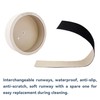 HJLSWXKQ 10inch Wall-Mount Silent Hamster Wheel, Wooden Small Animal Exercise