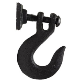 Industrial Design Cast Iron Coat Hook in Black