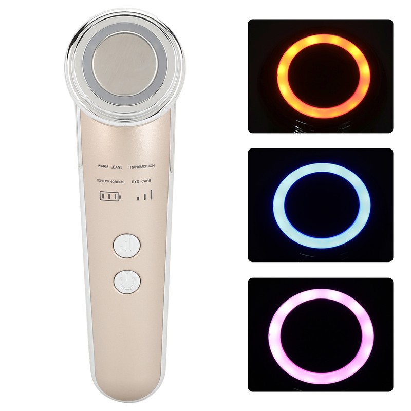 Face Beauty Machine Heating Vibration Massage Remove Skin Dirts Photon