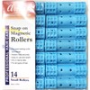 Annie Snap on Magnetic Rollers #1224, 14 Count Blue 1/2 Inch (2 Pack)