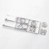 Midori 43357006 Clips, Etched Clips, Cat Pattern