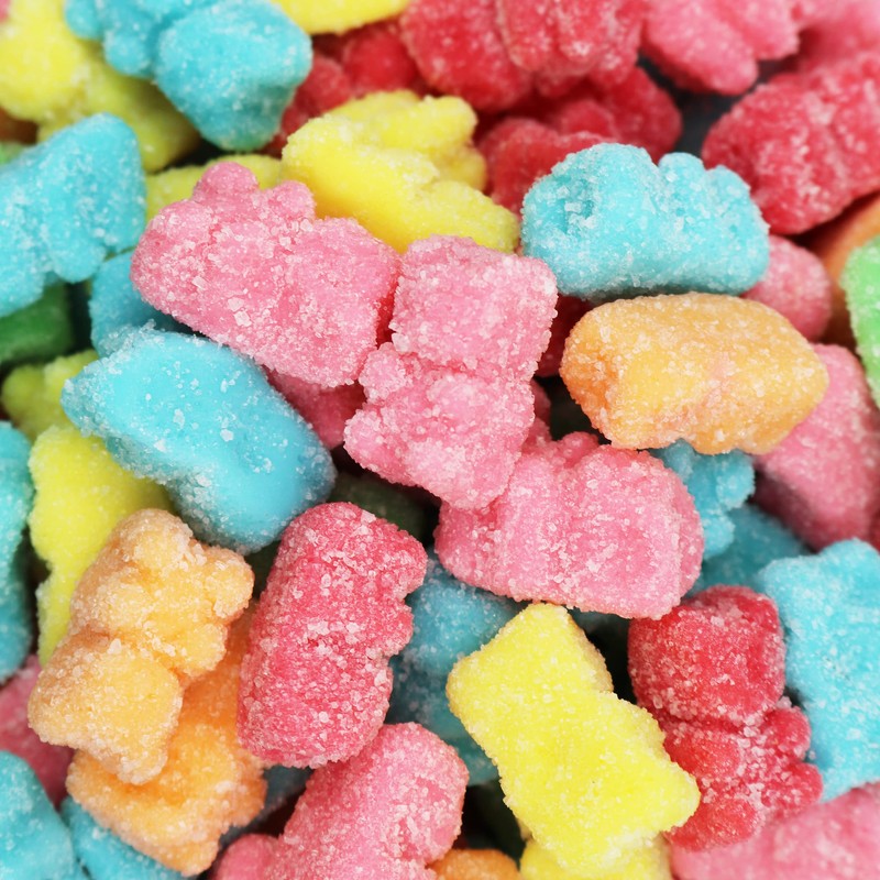 Smarty Stop Gummy Bear (Sour Neon Bear, 3 Pound (Pack