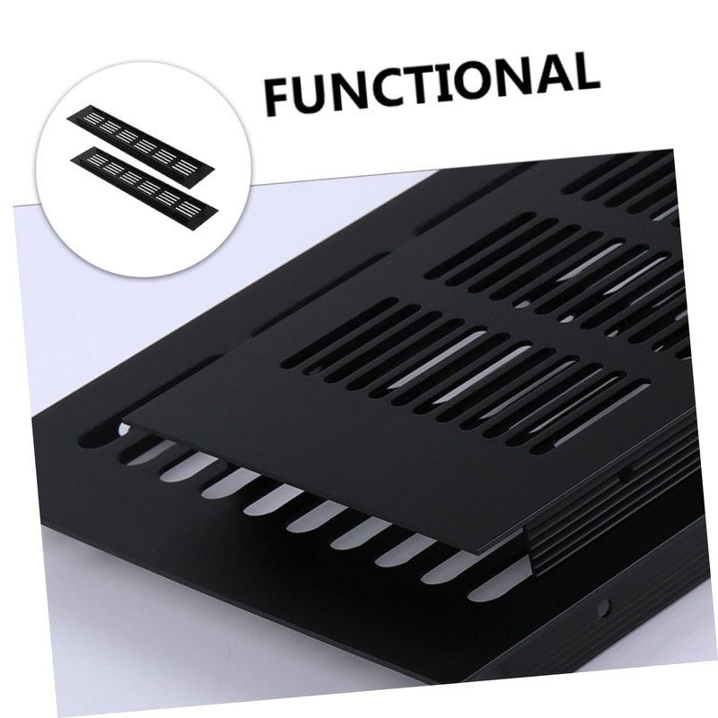 Gadpiparty 2pcs Aluminum Alloy Breathable Mesh Air Vent Grille for