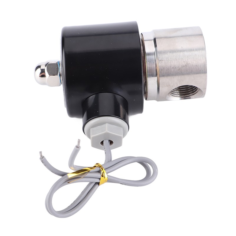 DC 12V G3/8" Stainless Steel 304 Normally Closed Electric Solenoid