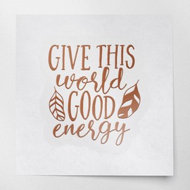 Decal Stickers of Energy (Nut Brown) (Set of 2) Premium Waterproof Decal Stickers for Laptop Phone Accessory Helmet Car Window Mug Tuber Cup Door - BICVER1c33711NB0124