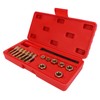 15pcs Metric Thread Chaser Set Carbon Steel Rethreading Tap Die