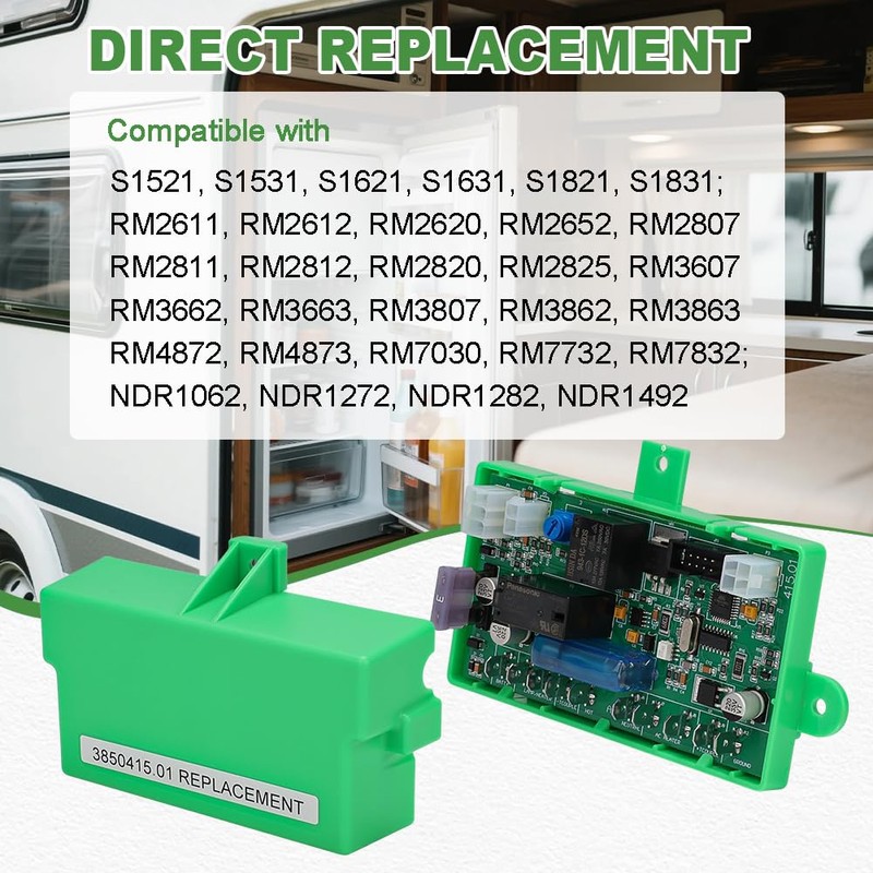 JDMON RV Refrigerator Main Power Control Circuit Board with Protective