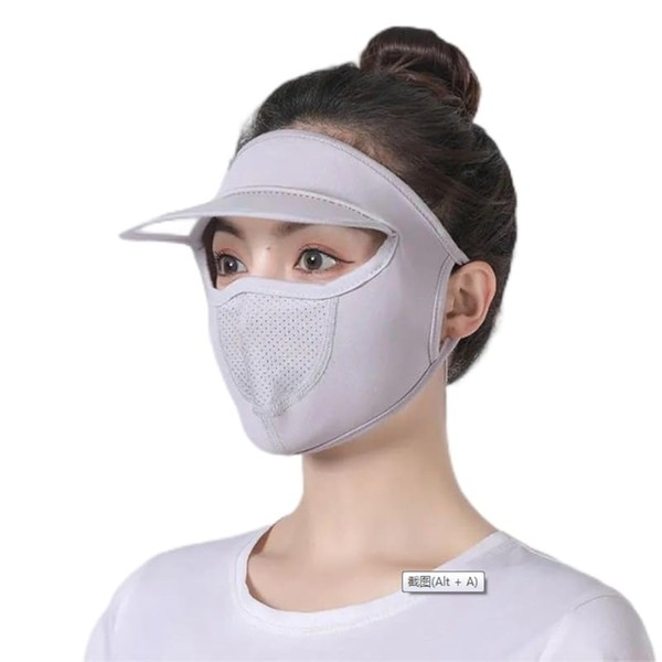 xbuk Ice Silk Full Face Mask,Sun Hats for Women UV