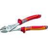 NWS 137-49-VDE-200-SB Number 137-49 VDE Heavy Duty Side Cutter, Silver/Red,