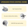 5 Pack 7733P410-60 Surface Burner Knobs Replacements Compatible with Whirlpool