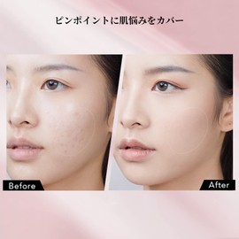 TIMAGE Teardrop Bag Pencil Concealer Pencil Cover Nolabial Line Gorgo Wire (02 Cream Beige) with Sharpener