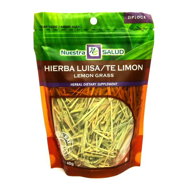 Hierba Luisa LemonGrass Herbal Infusion Tea Zip-lock bag