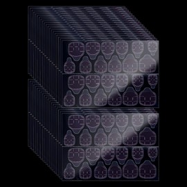 BOXOB 40 Blatt/480 Stück Nagel Hafttabs für Press-on, Doppelseitige Transparente Nagel Klebetabs Jelly Kleber Nagelaufkleber für Maniküre Zuhause Geschenk Freunde