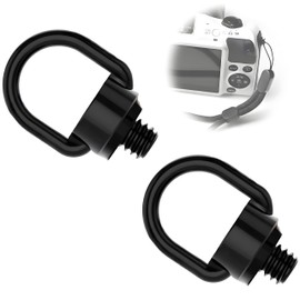ZHSHXNGY 1/4 Screw Inch Screw Camera Strap Screw 1/4 Coupling Screw Camera Fixing Photo Aid Adapter Tripod Quick Connect 2PCS Black