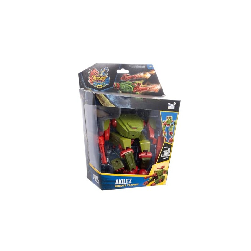 BEASTS VS ROBOTS - Figura de acción Ruz Robots Akilez