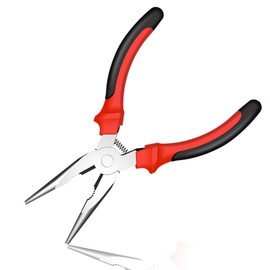 【Precision Design】Because of the blessing of the spring, this Spring Loaded Long Nose Pliers more easily to use, and the efficiency like wire cutting is much higher than that of pliers without springs