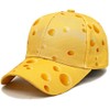 XYIYI Unisex Classic Cotton Baseball Cap Adjustable Baseball Cap, Yellow