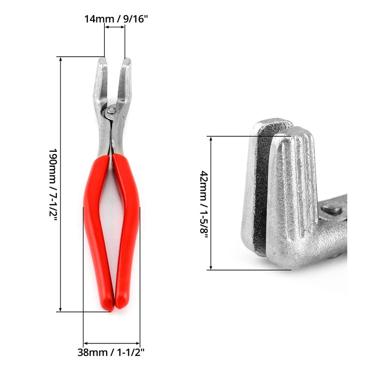 QWORK Battery Pliers, Battery Terminal Spreader, Automotive Repair Tool, Professional