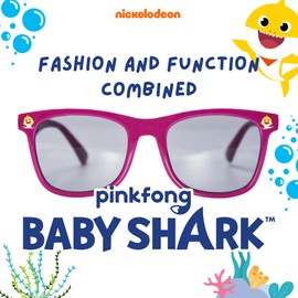 VONTÉLLE x Nickelodeon Mommy Shark Kids Sunglasses - Prescription Ready for Kids 6-13 (Pink)