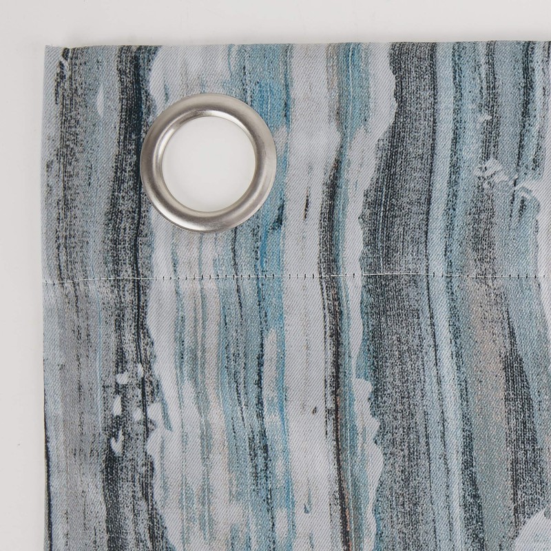 Sun Zero Artifact Abstract Painting Blackout Grommet Curtain Panel, 40"