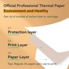 Haosie 2 Roll Thermal Printer Paper, Thermal Paper A4, Thermal