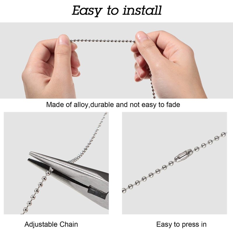 4 Cadenas de Tracción de Ventilador de Techo de Cristal