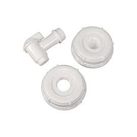 API Kirk Accessory Kit for 5 and 6 Gallon Samson Stackers - (1) 3/4" NPT Spigot and (2) 70mm gasketed caps (one pre-Perforated for use with Spigot)