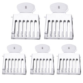 Bee Queen Catcher Clip Cage Catching Tool Stainless Steel Beekeeper Beekeeping Equipment Supplies for Safely Capture and Store The Queen Bees from Your Hives(5Pcs)