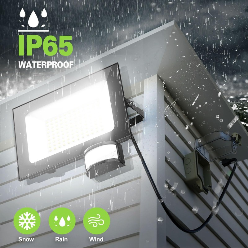 Sararoom 2Pack LED Flood Lights Outdoor, 100W 10000LM Super Bright