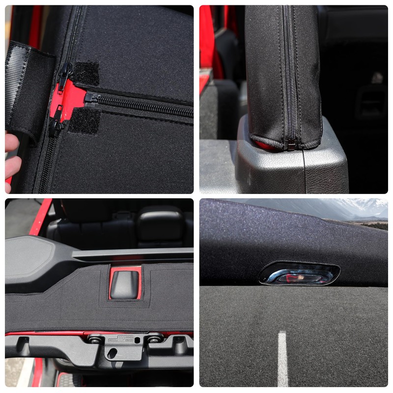 BESTAOO Roll Bar Padding for 2018-2023 Jeep Wrangler JL Unlimited
