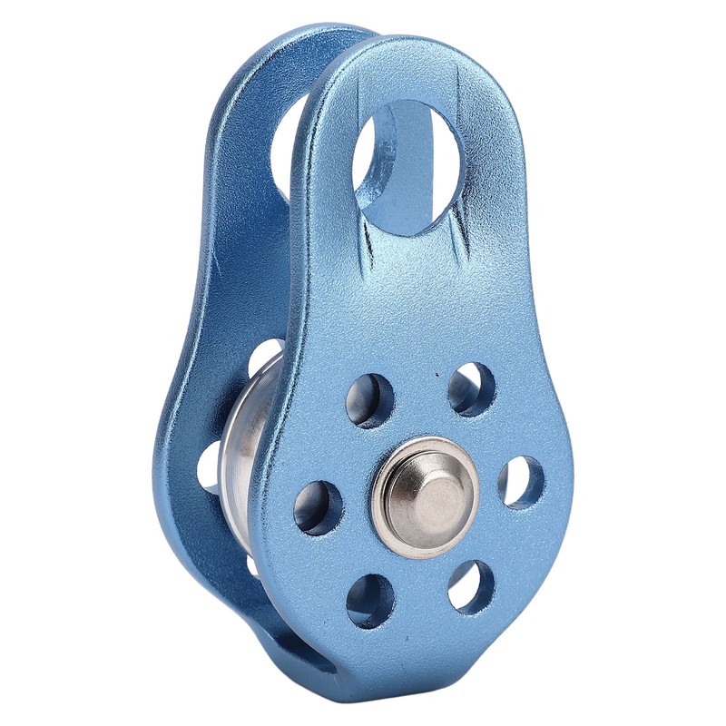 Climbing Single Pulley Al Mg Alloy Fixed Eye Single Rope