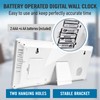 TXL 18.44" Large Amotic Digital Wall Clock with Backlight, Battery