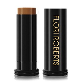 Flori Roberts Base Strokes Crème Foundation Stick by Flori Roberts, Full Coverage for Women of Color or Deeper Skin Tones, Long Lasting Makeup, Natural Finish, Complexion Concealer & Corrector