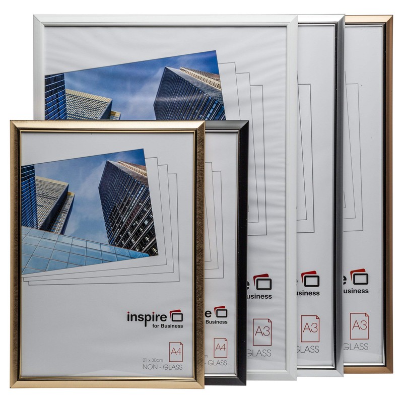 EASYLOADER Silver A4 21x30 cm Certificate Photo Frame Safety Plexi