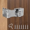 1PC Password Hasp Locks, 90-180 Degree Cabinet Password Locks Fold