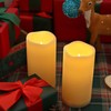 EZiKitchen 2 Pack 6'' Outdoor Battery Operated Candles with Timer