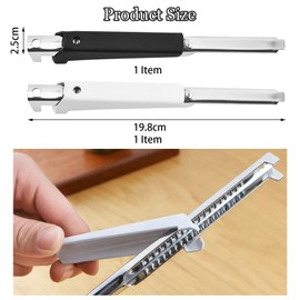 Pack of 2 Can Opener, Manual Can Opener, Labor Saving Can Opener, Stainless Steel Cap Opener, Creative Adjustment Cap Screwdriver, Multifunctional Can Opener