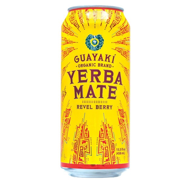 Guayaki Organic Yerba Mate, Revel Berry, 15.5 Ounce (Pack of 12)