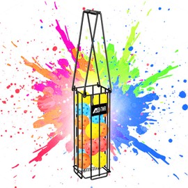 MDTMR Portable Pickleball & Tennis Ball Hopper Basket Picker Upper,Tennis Hopper Basket with Handle for Easy Pickup,Tennis Ball Basket Pickup Hopper for Picking and Storage Training Tool for Ball