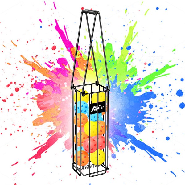 MDTMR Portable Pickleball & Tennis Ball Hopper Basket Picker Upper,Tennis